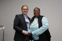 Michael Pollock, DBSA CEO and Laura Raynette Millsap